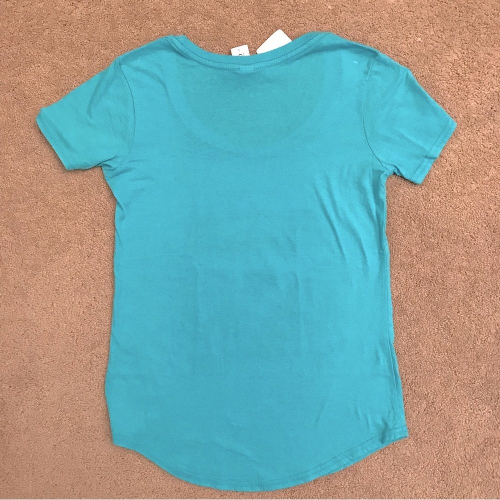 Catalina Island Van Life Graphic Tee NEW Womens Size Small Blue VW Bus Retro - Picture 3 of 6